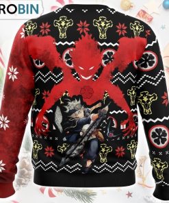 Asta Demon Black Clover Ugly Christmas Sweater