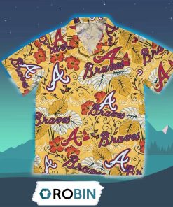 Atlanta Braves Hawaiian Shirt, 3D Printed Aloha Shirt Atlanta Braves Hawaiian Shirt, 3D Printed Aloha Shirt