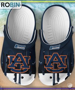 Auburn Tigers 3D Melting Paint Printed Crocs Shoes