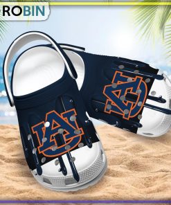 Auburn Tigers 3D Melting Paint Printed Crocs Shoes