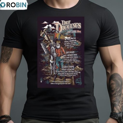 August 25 27 2023 Dry Diggings Fest 2023 Auburn Ca Poster Shirt