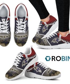 Awesome Baltimore Ravens Breathable Running Shoes For Football Fan Awesome Baltimore Ravens Breathable Running Shoes For Football Fan