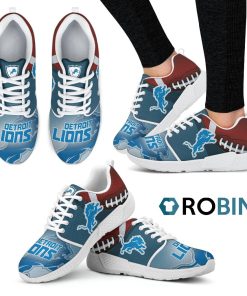 Awesome Detroit Lions Breathable Running Shoes For Football Fan Awesome Detroit Lions Breathable Running Shoes For Football Fan