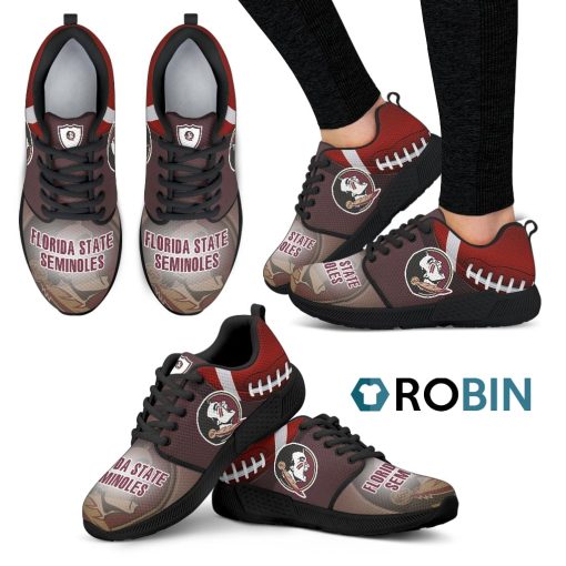 Awesome Florida State Seminoles Breathable Running Shoes For Football Fan