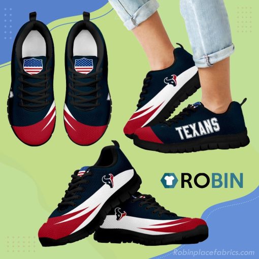 Awesome Gift Logo Houston Texans Breathable Running Sneaker