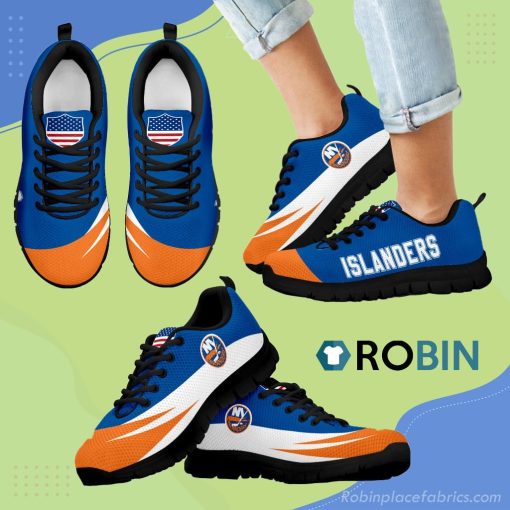 Awesome Gift Logo New York Islanders Breathable Running Sneaker