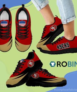 Awesome Gift Logo San Francisco 49ers Breathable Running Sneaker