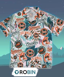 Baltimore Orioles Hawaiian Shirt, 3D Printed Aloha Shirt