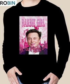 Barbie Girl Elon Musk Pink Collage Shirt