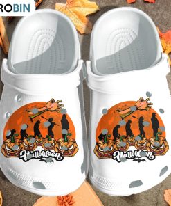 Become Human Halloween Pumpkin Crocs Shoes