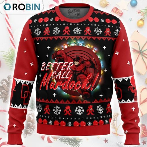 Better Call Murdock! Daredevil Ugly Christmas Sweater