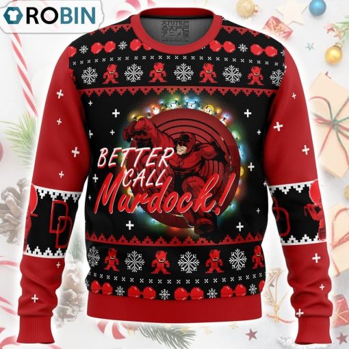 Better Call Murdock! Daredevil Ugly Christmas Sweater