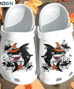 Black Shark Witch Crocs Shoes
