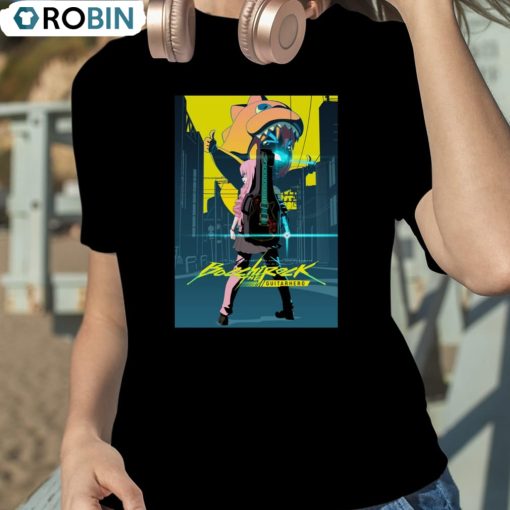 Bocchi The Rock X Cyberpunk Hitori Gotou Shirt