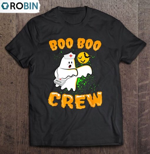 Boo Boo Crew Cna Doctor Nursing Gift Funny Nurse Halloween Unisex Shirt