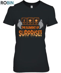 Boo The Element Of Suprise Halloween Teacher Essential Unisex Shirt