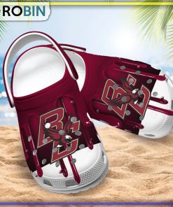 Boston College Eagles 3D Melting Paint Printed Crocs Shoes