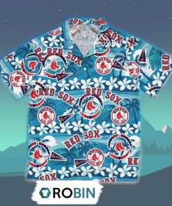 Boston Red Sox Tropical Hawaiian Shirt, 3D Printed Aloha Shirt