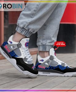 Buffalo Bills Football Personalized Air Jordan 4 Sneaker Buffalo Bills Football Personalized Air Jordan 4 Sneaker