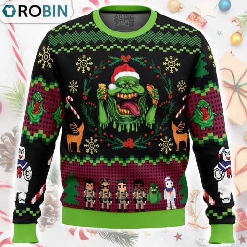 Bustin Christmas Ghostbusters Ugly Christmas Sweater