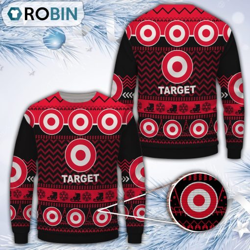Canadian Tire Merry Christmas All Over Print Ugly Sweater Uniform
