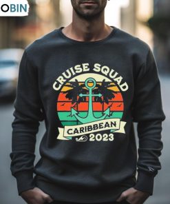 Caribbean Cruise Squad 2023 Family Vacation Holiday T Shirt