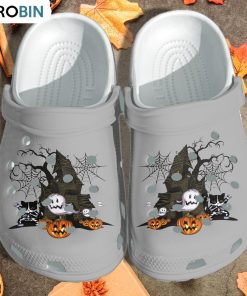 Cat Castle Halloween Cartoon Crocs Shoes