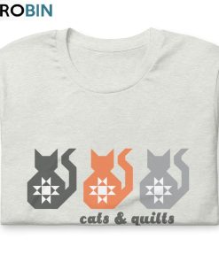 Cats And Quilts Shirt, Trendy Unisex Shirt
