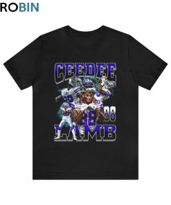 Ceedee Lamb Vintage Style 90s Shirt, Dallas Texas Football Unisex Hoodie Long Sleeve