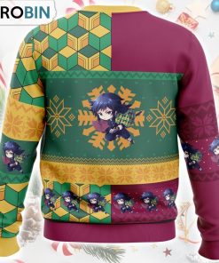 Chibi Christmas Giyu Tomioka Demon Slayer Ugly Christmas Sweater