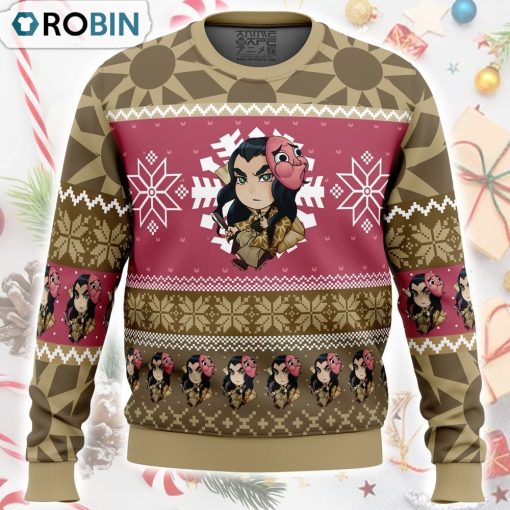 Chibi Christmas Haganezuka Hotaru Demon Slayer Ugly Christmas Sweater