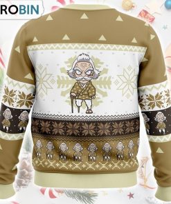 Chibi Christmas Jigoro Kuwajima Demon Slayer Ugly Christmas Sweater