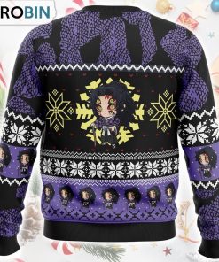 Chibi Christmas Kokushibo Demon Slayer Ugly Christmas Sweater