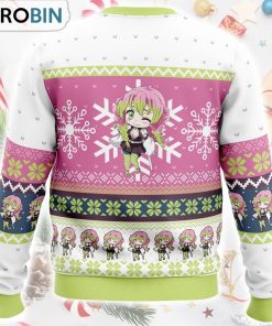 Chibi Christmas Mitsuri Kanroji Demon Slayer Ugly Christmas Sweater