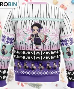 Chibi Christmas Shinobu Kocho Demon Slayer Ugly Christmas Sweater
