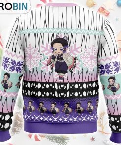 Chibi Christmas Shinobu Kocho Demon Slayer Ugly Christmas Sweater