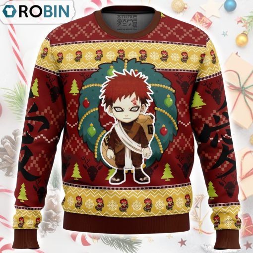 Chibi Gaara Naruto Ugly Christmas Sweater