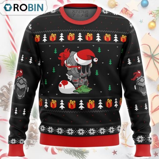 Chibi Slayer Goblin Slayer Ugly Christmas Sweater