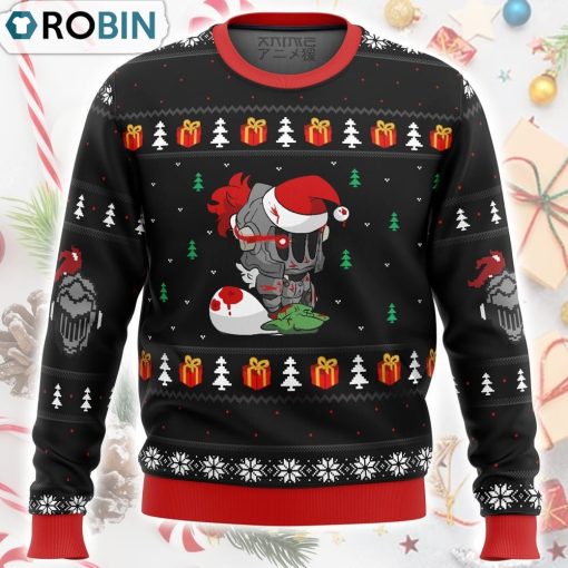 Chibi Slayer Goblin Slayer Ugly Christmas Sweater