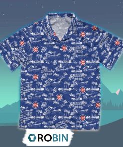 Chicago Cubs Hawaiian Shirt, 3D Printed Aloha Shirt