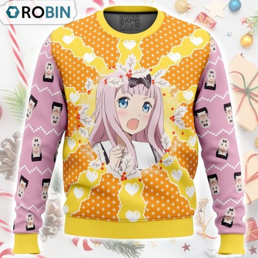 Chika Fujiwara Kaguya-sama Love Is War Ugly Christmas Sweater
