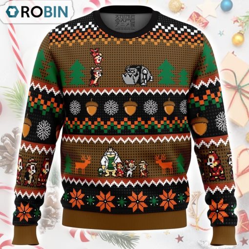 Chip ‘n Dale Christmas Rangers Ugly Christmas Sweater