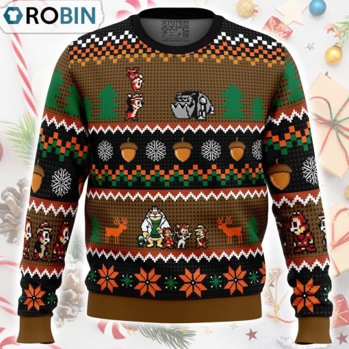 Chip ‘n Dale Christmas Rangers Ugly Christmas Sweater