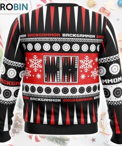 Christmas Backgammon Board Games Ugly Christmas Sweater Christmas Backgammon Board Games Ugly Christmas Sweater