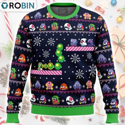 Christmas Bubble Bubble Bobble Ugly Christmas Sweater