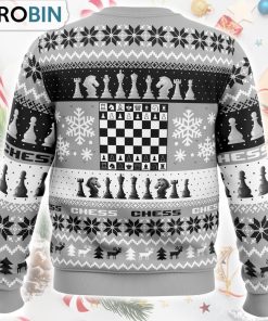 Christmas Chess Board Games Ugly Christmas Sweater