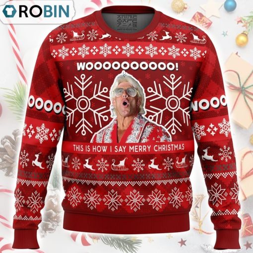 Christmas Flair Pro Wrestling Ugly Christmas Sweater