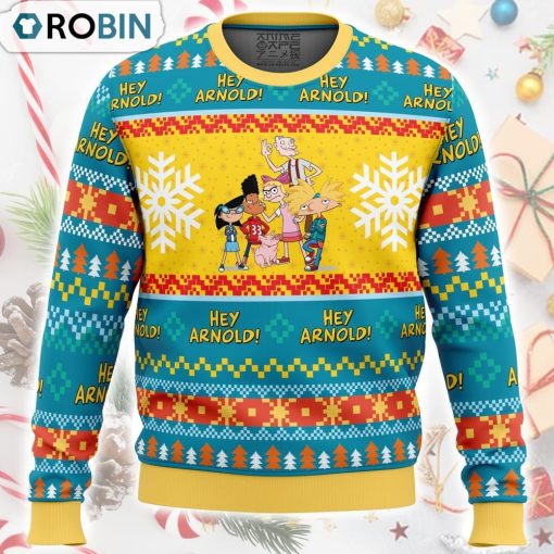 Christmas Hey Arnold! Nickelodeon Ugly Christmas Sweater