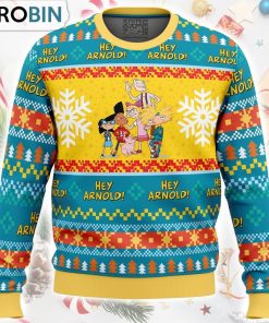 Christmas Hey Arnold! Nickelodeon Ugly Christmas Sweater