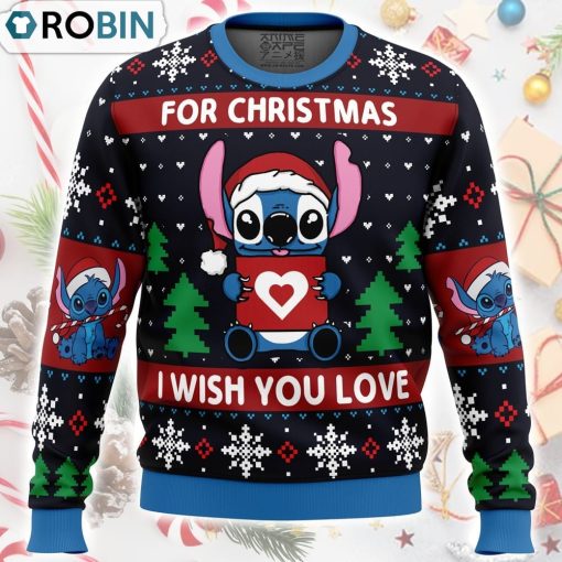 Christmas Love Stitch Ugly Christmas Sweater